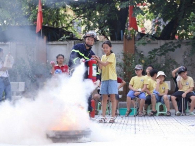Những hình ảnh trải nghiệm kỹ năng thú vị của học sinh trường Tiểu học Đại Kim