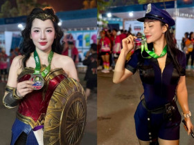 “Y tá chạy bộ” Loan Barbie biến thành nữ chiến binh, dàn hot girl hóa thân gợi cảm