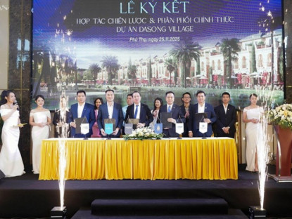 Thông tin doanh nghiệp - Trung Thực Land ký kết hợp tác chiến lược cùng Đất Xanh Miền Bắc, MSH Group, AHS Property chính thức phân phối dự án Dasong Village