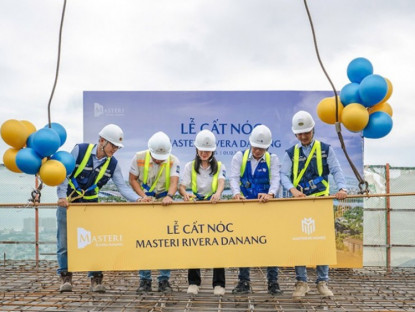 Thông tin doanh nghiệp - Masterise Homes chính thức cất nóc dự án Masteri Rivera Danang