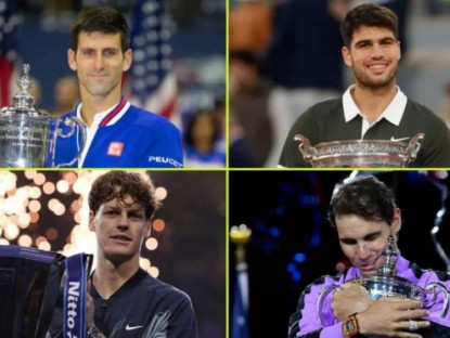 Thể thao - Alcaraz - Sinner kiếm tiền như máy 2025, vẫn thua Djokovic cách đây 10 năm