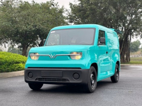 Ảnh thực tế VinFast EC Van bản thương mại, sẵn sàng để bàn giao