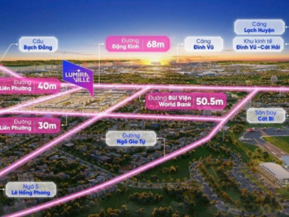 Thông tin doanh nghiệp - Sức mua khổng lồ từ hub thương mại dịch vụ Lumira Ville tại hồng tâm siêu cảng Hải Phòng