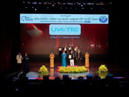 Thông tin doanh nghiệp - Thương hiệu gia dụng Livotec đạt giải “Sản phẩm - Dịch vụ chất lượng tốt nhất 2025”.
