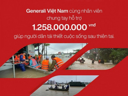 Thông tin doanh nghiệp - Generali Việt Nam chung tay hỗ trợ hơn 1,2 tỷ đồng giúp người dân tái thiết cuộc sống sau thiên tai