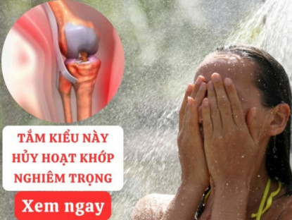 Thông tin doanh nghiệp - Thói quen tắm nguy hiểm khiến xương khớp “kêu cứu”