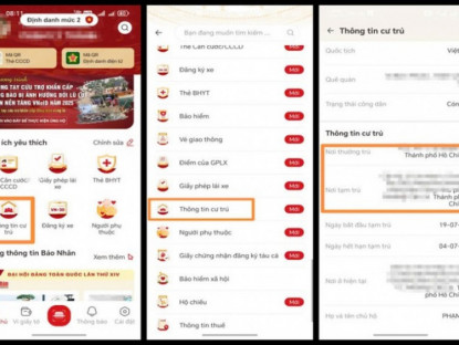 Công nghệ - Cách kiểm tra đã có nơi thường trú, tạm trú trên VNeID hay chưa?