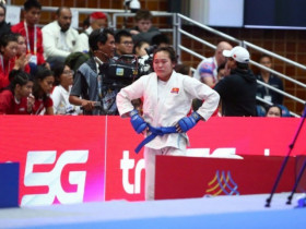 ĐKVĐ thế giới Phụng Mùi Nhình khóc nức nở khi thua VĐV Thái Lan, nhận HCB Ju-jitsu