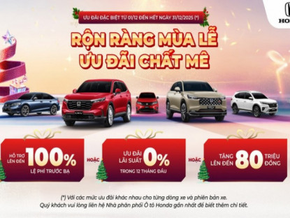 Thông tin doanh nghiệp - Honda Việt Nam Rộn ràng mùa lễ – ưu đãi chất mê và hỗ trợ đổi xe chính hãng