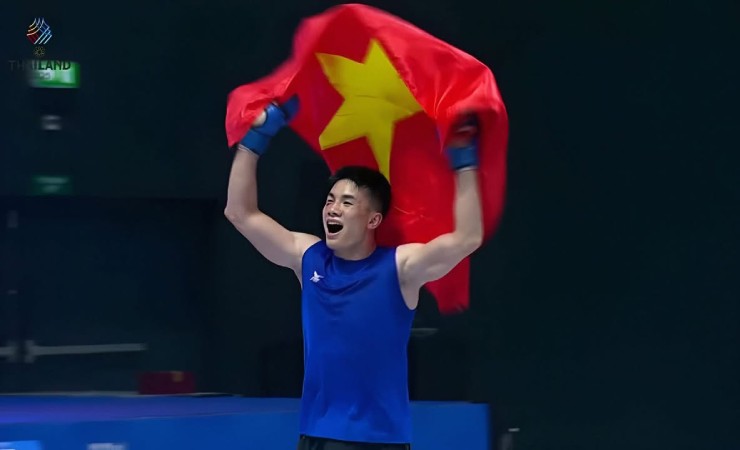 MMA Việt Nam "náo loạn" SEA Games: Bị chơi xấu phát khóc, "giã gạo" đối thủ - 2