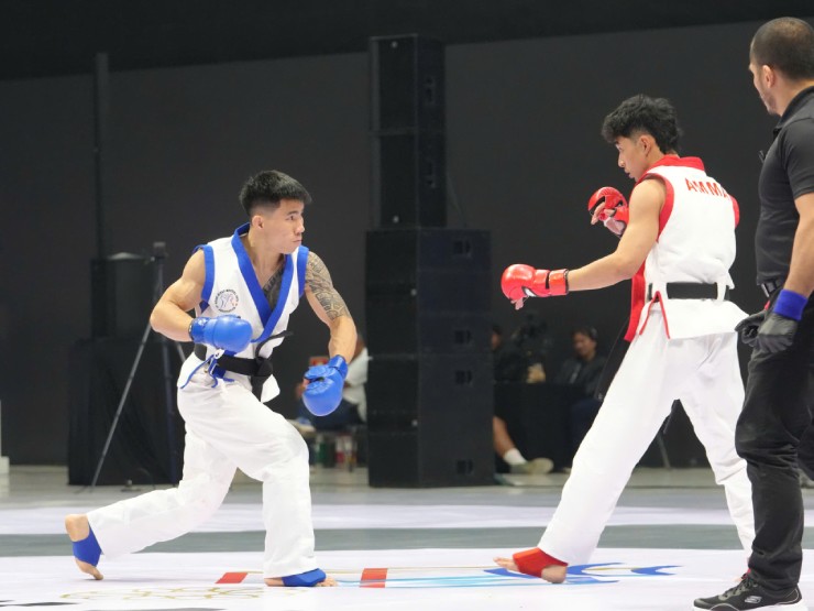 MMA Việt Nam "náo loạn" SEA Games: Bị chơi xấu phát khóc, "giã gạo" đối thủ - 1