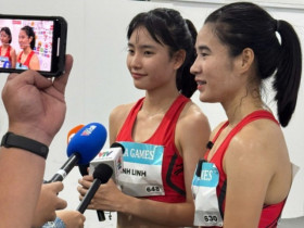 Hotgirl điền kinh Khánh Linh 