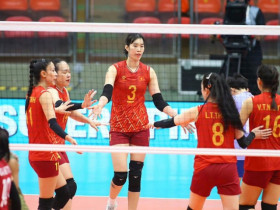 Trực tiếp bóng chuyền ĐT nữ Việt Nam - Indonesia: Chiến thắng ấn tượng sau 3 set (Kết thúc)