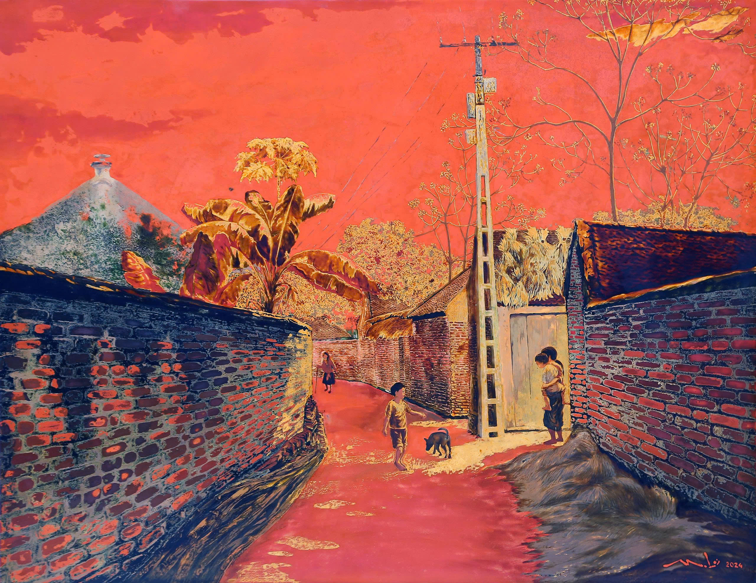 Trưng bày 44 tác phẩm sơn mài chào mừng Đại hội Đảng toàn quốc lần thứ XIV - 6