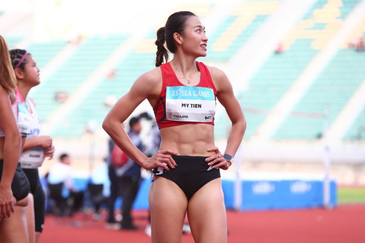 Hotgirl điền kinh Mỹ Tiên "bụng 6 múi", bất ngờ với bản thân dù lỡ tấm HCV - 6