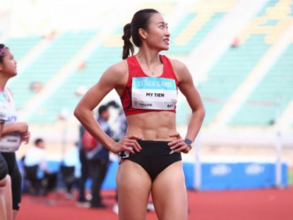 Thể thao - Hotgirl điền kinh Mỹ Tiên &quot;bụng 6 múi&quot;, bất ngờ với bản thân dù lỡ tấm HCV