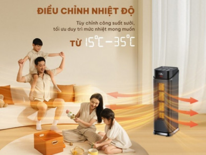 Thông tin doanh nghiệp - Mùa đông này, con ngủ ngon hơn nhờ máy sưởi gốm Livotec LCH Series thông minh