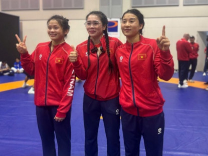 Thể thao - 3 chị em ruột vật Việt Nam giật 3 HCV, chưa từng có lịch sử SEA Games