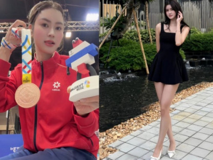 Thể thao - "Hoa khôi đấu kiếm" Ngô Thị Hương cao 1m75, giành huy chương quý giá ở SEA Games
