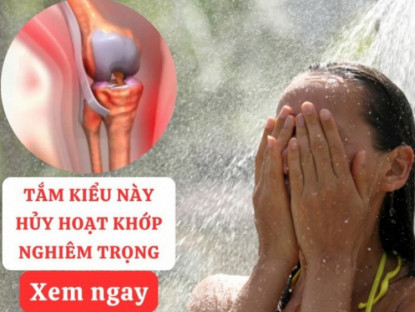 Thông tin doanh nghiệp - Thói quen tắm nguy hiểm khiến xương khớp “kêu cứu”