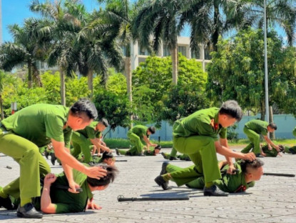 Giải trí - Gặp gỡ Tổ Võ thuật công an thành phố Hà Nội