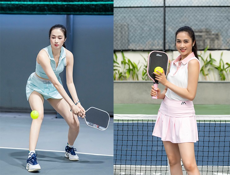 Nàng Kim “vén váy” gây bão mạng, Kiều Trinh nóng bỏng nhất làng pickleball năm 2025 - 7