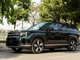 Ảnh thực tế SantaFe Hybrid và quãng đường đi được hơn 1.100km