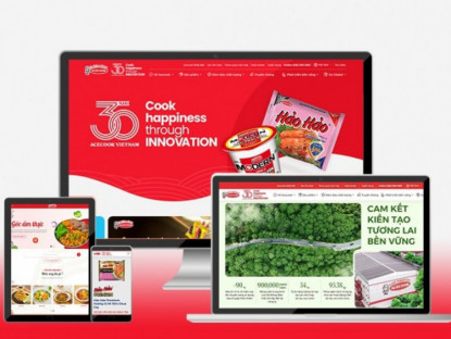 Thông tin doanh nghiệp - Khởi đầu cho hành trình số hóa: Acecook Việt Nam ra mắt website giao diện mới với trải nghiệm tối ưu cho người tiêu dùng