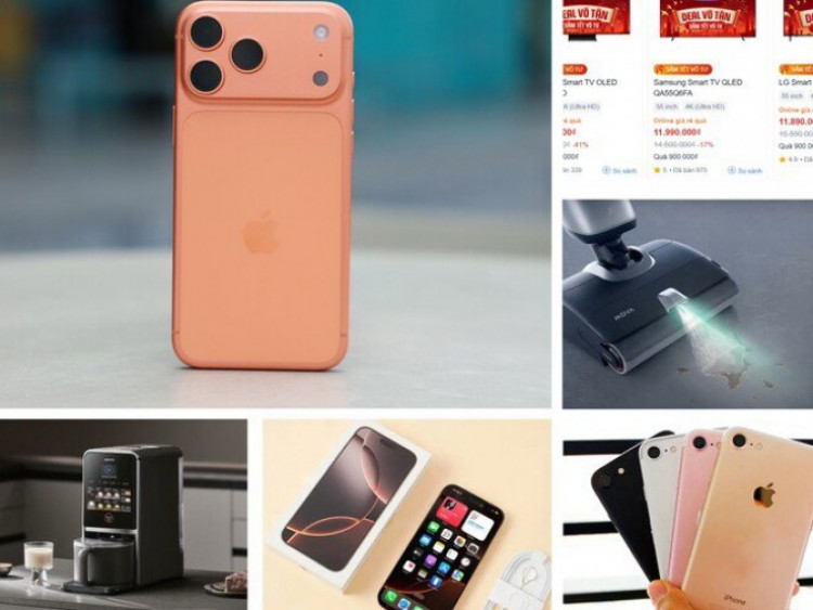 Ngày cận cuối năm 2025, iPhone và loạt thiết bị gia dụng giảm giá sâu chưa từng có