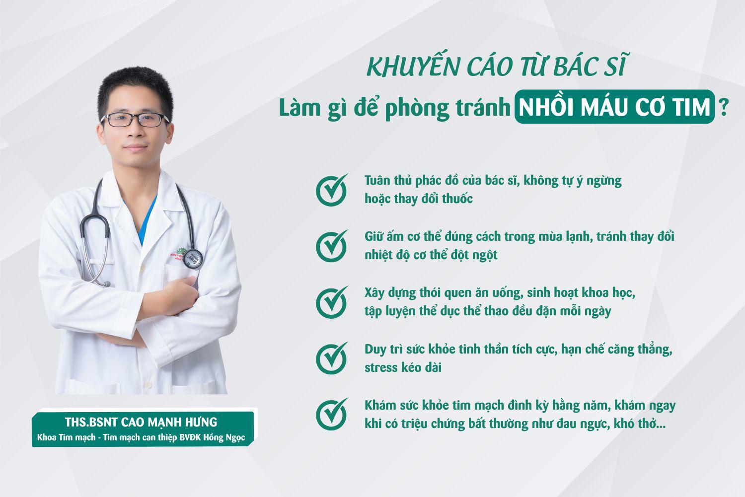 Nhồi máu cơ tim tăng đột biến trong mùa lạnh: Khuyến cáo từ bác sĩ - 3