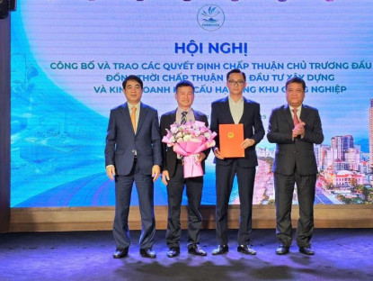 Nhịp cầu doanh nghiệp - Dự án Khu công nghiệp Ninh Diêm 1 có tổng vốn đầu tư khoảng 2.834 tỉ đồng do Công ty cổ phần phát triển Ninh Khánh Land làm chủ đầu tư