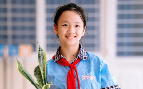 Bé gái TP.HCM 11 tuổi vượt 17.000km đến Brazil phát biểu tiếng Anh tại diễn đàn Liên Hợp Quốc - 1