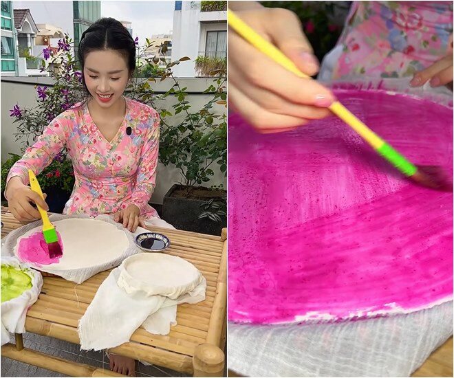 Á hậu Việt làm món giải nhiệt mà dân mạng tưởng vẽ tranh, đòi gửi cô đi thi Vua Đầu Bếp - 3