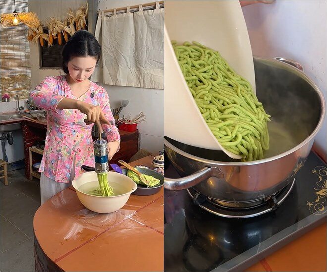 Á hậu Việt làm món giải nhiệt mà dân mạng tưởng vẽ tranh, đòi gửi cô đi thi Vua Đầu Bếp - 5