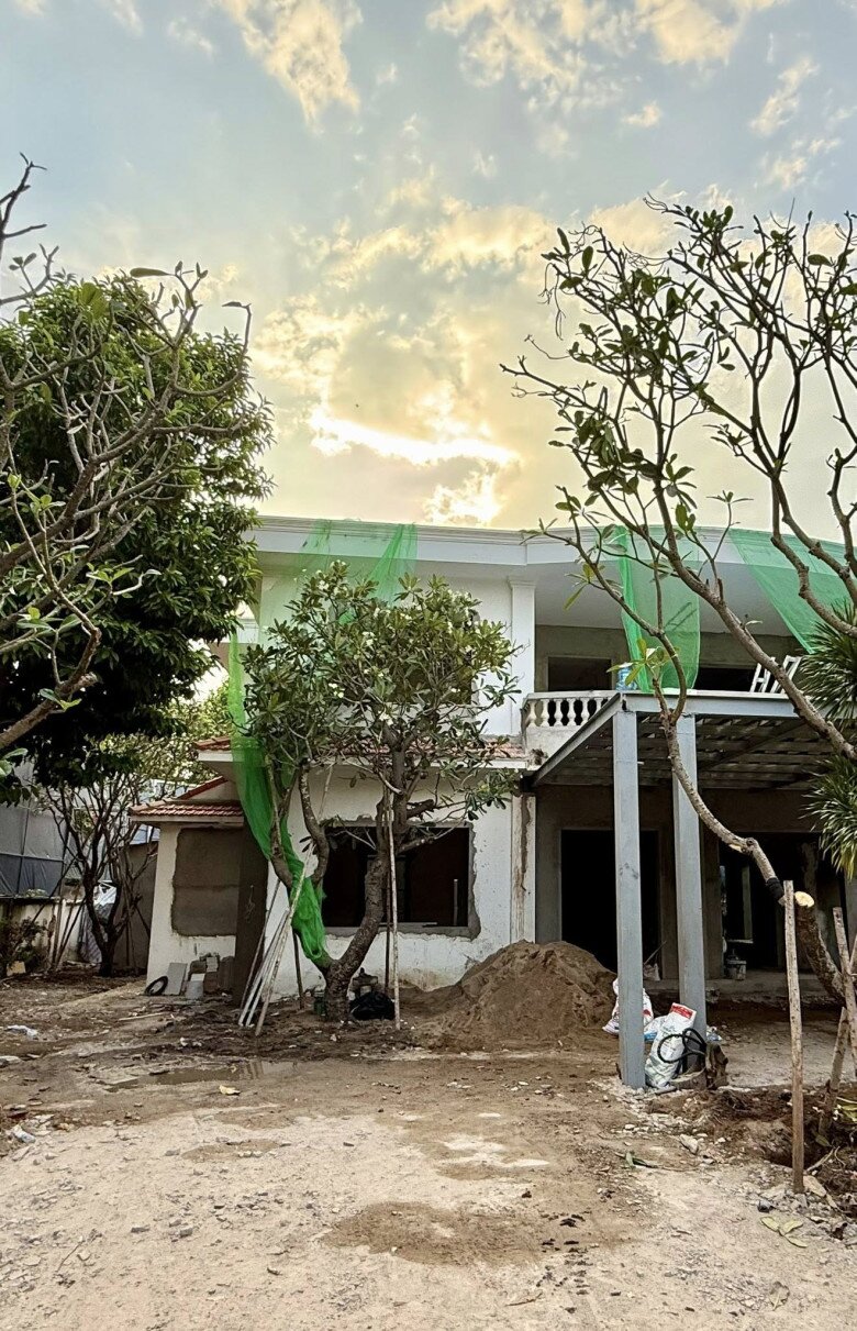 Cận cảnh gần chục người kéo cây cao 9m biểu tượng tài lộc về trồng tại biệt thự 2.000m2 của Đỗ Mạnh Cường - 13