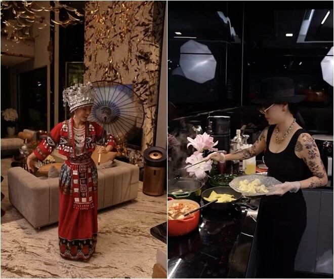 Soi gian bếp của 10 sao Việt chăm nấu nướng nhất 2025: Chồng Ngô Thanh Vân và "ông chú" đã vượt Tăng Thanh Hà? - 17