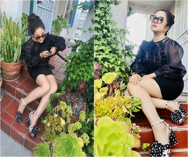 Vườn tuyệt đẹp trong biệt thự 30 tỷ của danh hài Thúy Nga: Ngập tràn sen đá, trái cây lúc lỉu trên đầu - 2