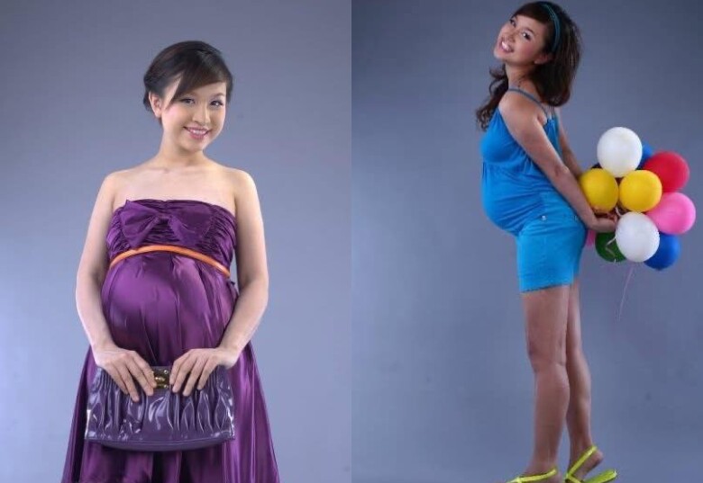 Mỹ nhân Nhật ký Vàng Anh khoe dáng hồ lô với bụng bầu &#34;vượt mặt&#34;, qua 2 lần sinh nở nhìn như chị em với con trai 15 tuổi - 2