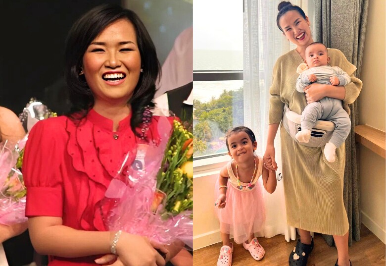 Mẹ bỉm 2 con được khen như chưa từng sinh nở, Võ Hạ Trâm tiết lộ: ‘&#34;Giữ dáng không khó, giữ tinh thần mới khó&#34; - 7