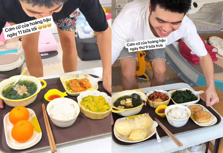 Chồng Bắc Ninh lội lũ nấu cơm cữ cho vợ, món nào món nấy ngon ngất ngây, nhan sắc &#34;nóc nhà&#34; mới gây bất ngờ - 6