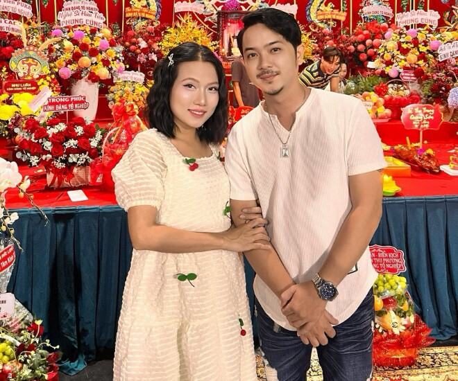 Diễn viên Thuỳ Dương tái hôn với chồng trẻ: “Ở tuổi của tôi, có bầu tự nhiên là một may mắn lớn nên chẳng có gì phải giấu” - 1