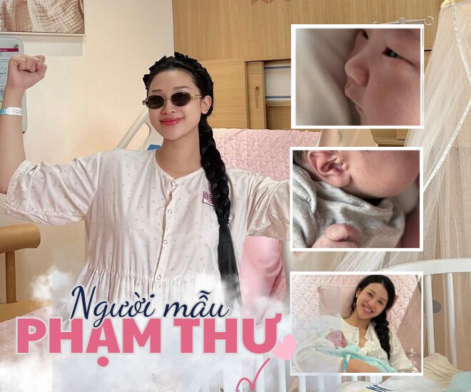 “Chân dài” Phạm Thư sau 3 tháng sinh con với chồng ngoài ngành: Muốn có 3-4 bé nếu sức khỏe cho phép - 1