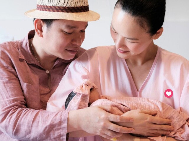 Tuyết Lan tươi tắn bế con đi khám hậu sản, ái nữ mới 1 tháng tuổi đã được sở hữu chiếc thẻ quyền lực - 7