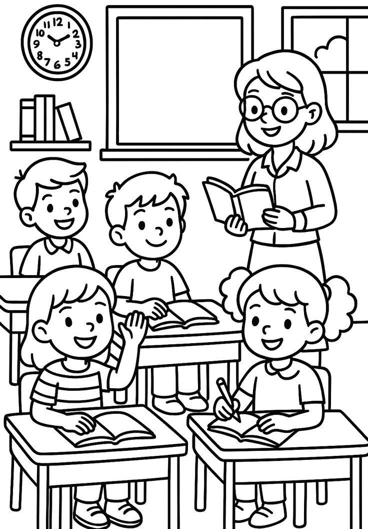 Thiệp tô màu 20/11, món quà bé dành tặng cô giáo nhiều yêu thương nhất - 4