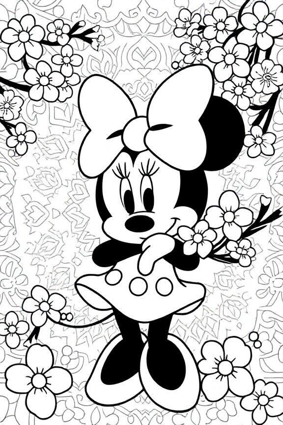 Tranh tô màu chuột Mickey, người bạn nhỏ truyền cảm hứng sáng tạo cho bé - 14