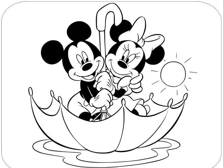 Tranh tô màu chuột Mickey, người bạn nhỏ truyền cảm hứng sáng tạo cho bé - 18