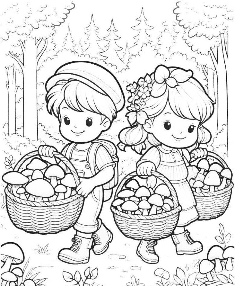 20 bức tranh tô màu dạy bé làm vườn, nuôi dưỡng tâm hồn xanh từ những nét vẽ đầu tiên - 14