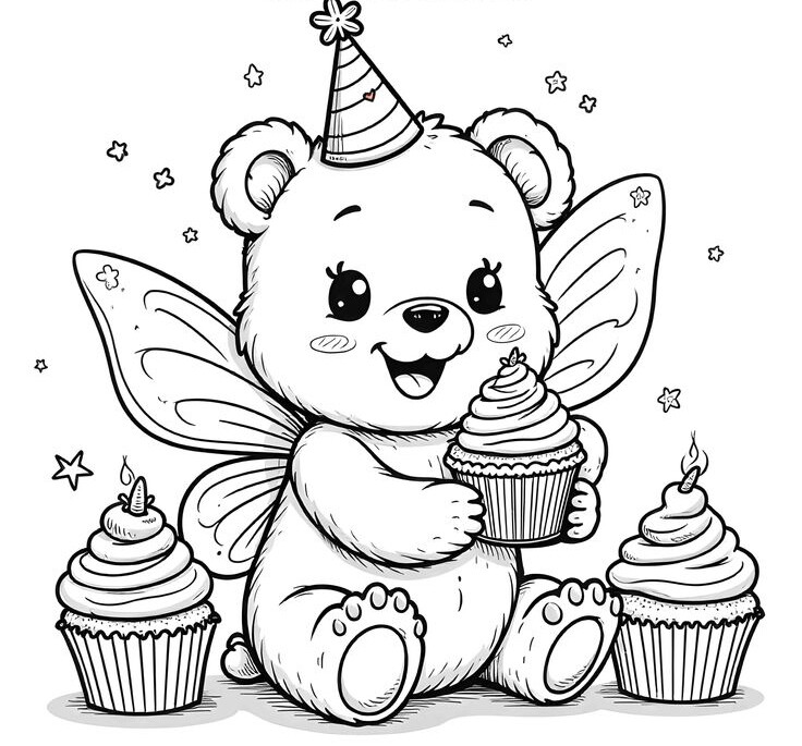 Tranh tô màu gấu con vui vẻ, cùng sắc màu nuôi dưỡng cảm xúc và trí tưởng tượng cho bé - 14