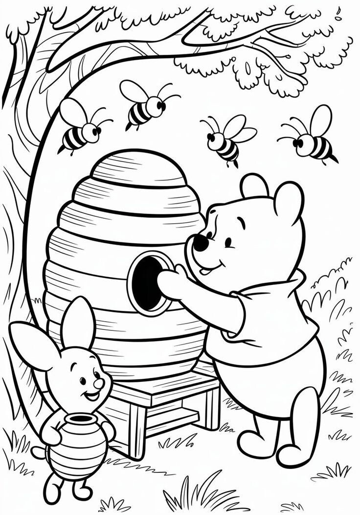 Tranh tô màu gấu con vui vẻ, cùng sắc màu nuôi dưỡng cảm xúc và trí tưởng tượng cho bé - 6