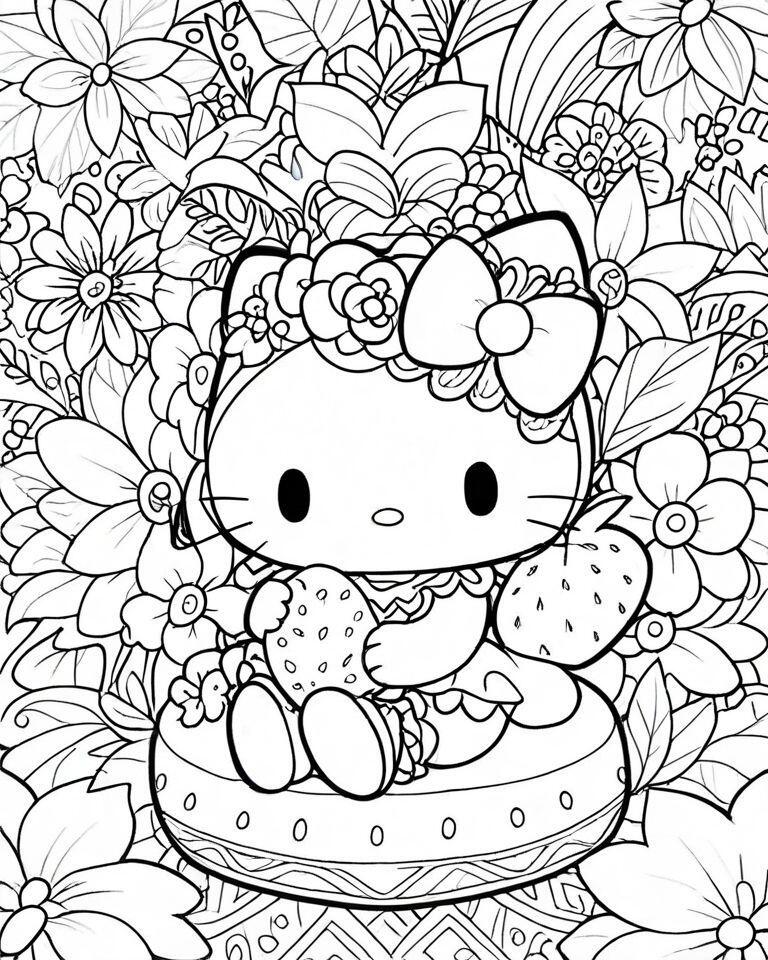 Tranh tô màu Hello Kitty - Người bạn nhỏ giúp bé yêu sáng tạo mỗi ngày - 4